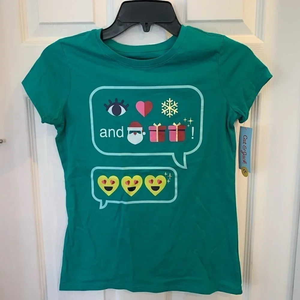 I Love Snow and Santa Presents Cat & Jack Tee